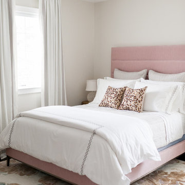 Pink and Gray Bedroom