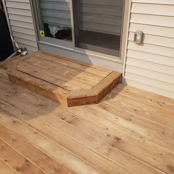 500 sq ft pressure treated deck