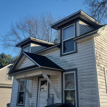 CertainTeed Landmark shingles in Moire Black & Mule-Hide SA sheet black install