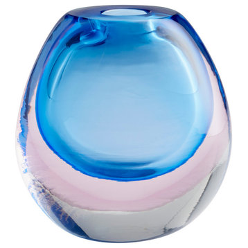 Cyan Testudo Vase 10294, Blue