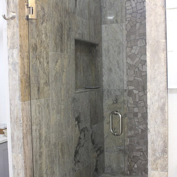 Silver Travertine Bathroom