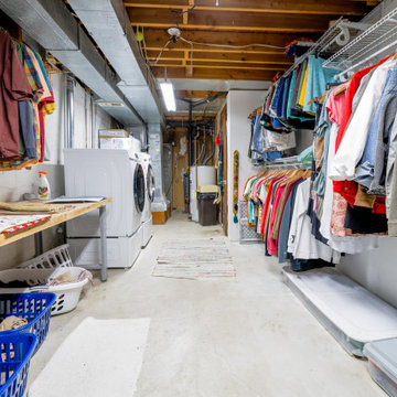 Frontier Lane Transitional Laundry Room Remodel