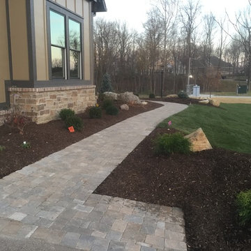 New Home Landscape on the Golf Course