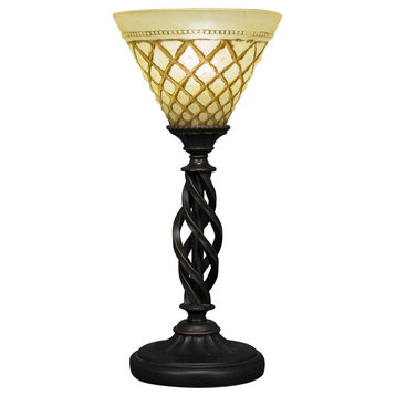 Elegante 1-Light Table Lamp, Chocolate Icing