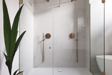 Minimalist bathroom photo in Other