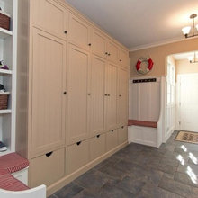 kitchen and mudroom