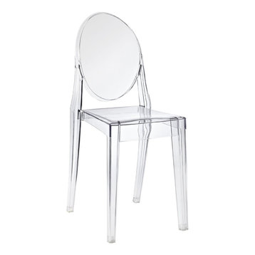Nicer Furniture  2 Philippe Starck Louis XVI Ghost Side Chair no Arms Crystal