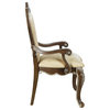 Latisha Arm Chairs Set of 2, Antique Oak Finish