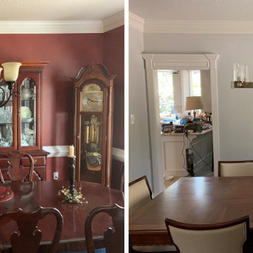Before and After remodel