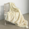 Luxe Faux Fur Throw Blanket, Iced, 52"x60"
