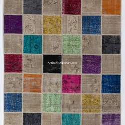 Patchwork style Up-cycled Handmade Rugs - Products