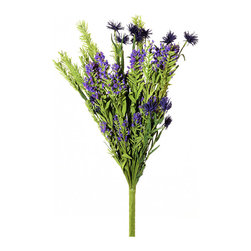 Shea's Wildflower - 19" Anissa Hyssop Burg Herb - Wreaths And Garlands