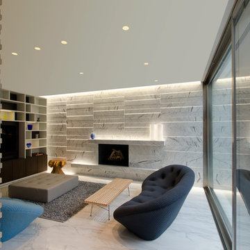 Stratus Warm White Linear Wall Grazer by Pure Lighting