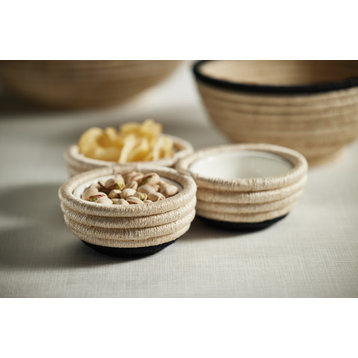 Matera Coiled Abaca 3, Section Condiment Bowl