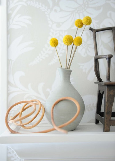 Traditional Home Office & Library by Simply Home Decorating