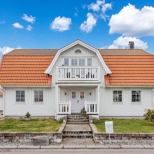 Foto på ett skandinaviskt hus