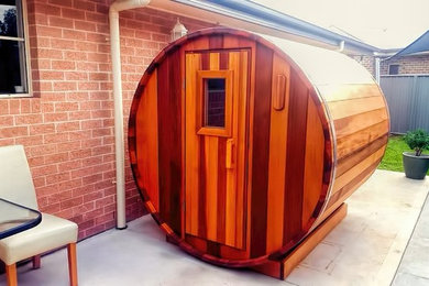 Barrel Sauna delivered to customer in NSW
