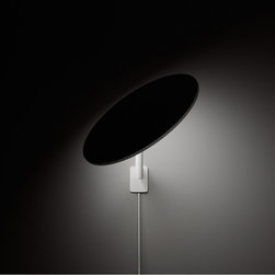 Circa Wall Lamp with ABS Shade in White - Wall Lighting