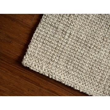 Anji Mountain Andes Ivory Jute Area Rug, 2'6"x8' Runner