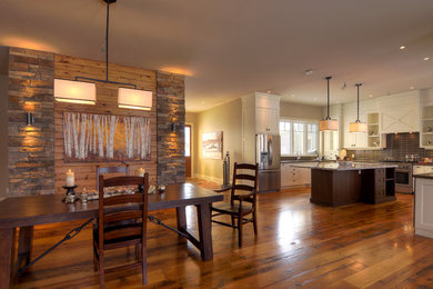Inspiration for a timeless dining room remodel in Toronto