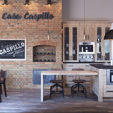 Lafayette Modern Bistro Kitchen