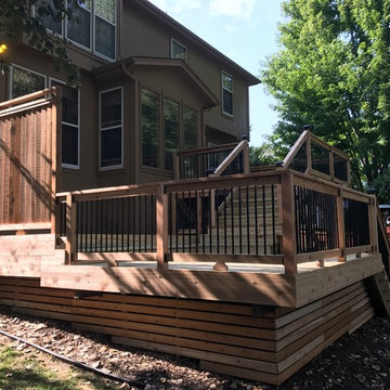 2 Level Wood Deck