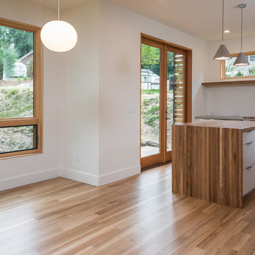 Kitchen looking out