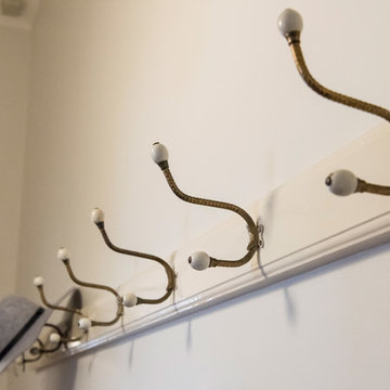 Porcelain Tip Hat & Coat Hooks