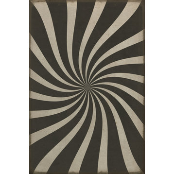 Pattern 59 Equilibrium 120x175 Vintage Vinyl Floorcloth