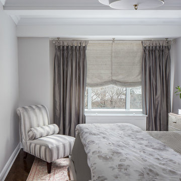 Upper East Side Transitional Apartment: Bedroom