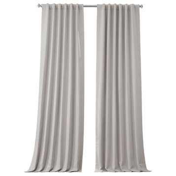 Room Darkening Curtain Panel Pair, Alabaster Beige, 50"x84"