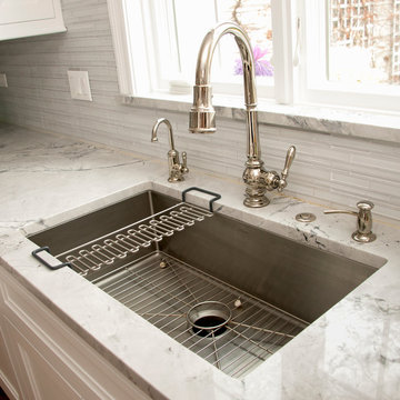 Kohler Sink and Polished Nickel Faucet