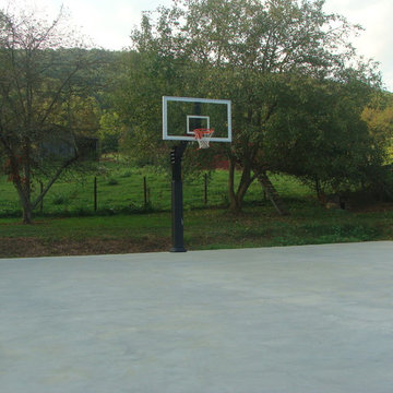 Amanda and Randy T's Hercules Diamond Basketball System on a 50x50 in Bland, VA