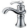 6.79 in. Single Hole Brass Faucet in Chrome