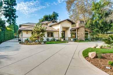 Transitional exterior home photo in Orange County