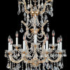 Artistry Lighting Alexandria Collection Hanging Crystal Chandelier 26x38, Gold