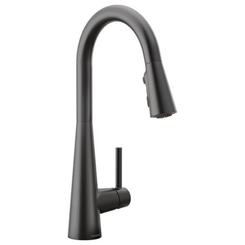 Moen One-Handle Pulldown Kitchen Faucet Black Stainless, 7864BLS