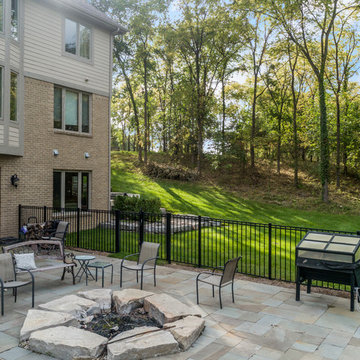 Milford, MI - Backyard Pool Bar Landscape Design & Install