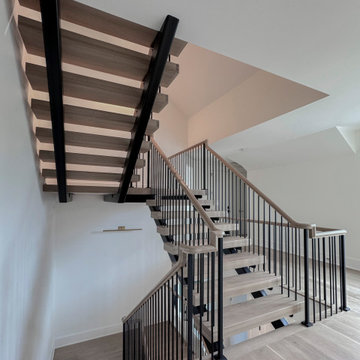 Project #122 | Freestanding Steel & Wood Staircase