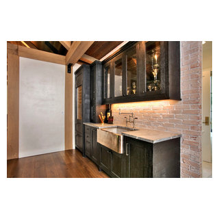 Westport Custom Post & Beam - Rustic - Home Bar - Other - by Segerson ...