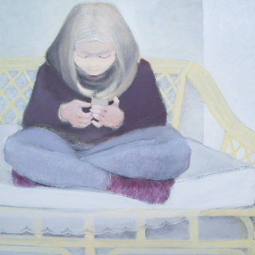 Portrait : 100 X 90 cm.
