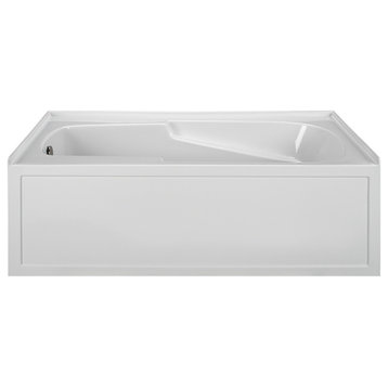 Integral Skirted Left-Hand Drain Air Bath Biscuit 60x32x19.25