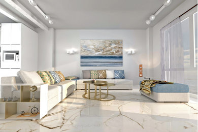 Tuscan home design photo in Miami