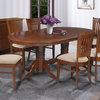 9-Piece Dining Room Set Table, A Butterfly Leaf, 8 Dining Chairs, Espresso