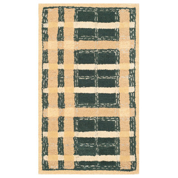 Safavieh Martha Stewart Colorweave Plaid Rug, Cornucopia Gold, 4'x6'