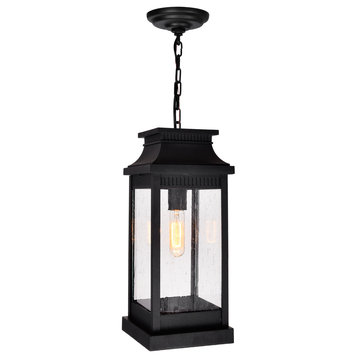 Milford 1 Light Outdoor Black Pendant