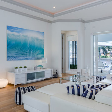 Contemporary beach theme home