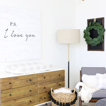 Mid Century Modern Farmhouse Nursery