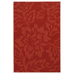Chandra - Jaipur Transitional Area Rug, Red, 7'x10' - Update the look of your living room, bedroom or entryway with the Jaipur Transitional Area Rug from Chandra. Each rug from the Jaipur Collection is hand-tufted by skilled artisans and imported from India. Sure to make a charming yet sophisticated statement in your home, the rug features authentic craftsmanship and a 0.75" pile height.