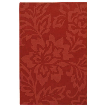 Jaipur Transitional Area Rug, Red, 7'x10'